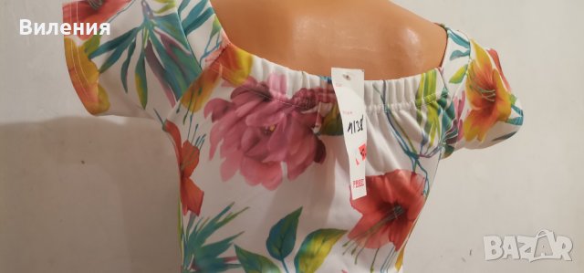 Нова красива лятна блуза , снимка 4 - Корсети, бюстиета, топове - 27500710