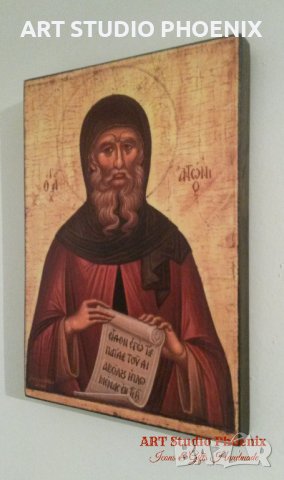 Икона на Свети Антоний icona Sveti Antonii, снимка 3 - Икони - 13117175