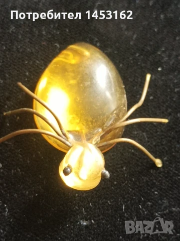 Старинна руска брошка "Муравей", снимка 3 - Други - 51389254