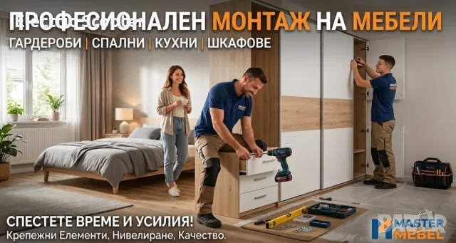 Сглобяване и монтаж на мебели
