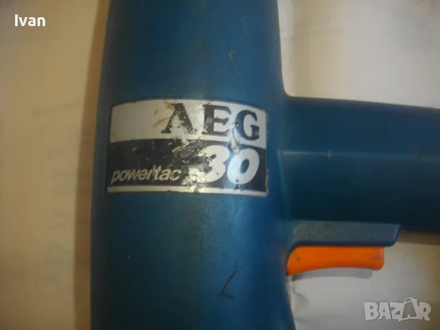 AEG West Germany КОМБИНИРАН ЕЛЕКТРИЧЕСКИ ТАКЕР ПРОФИ ТЕЖКИ НАТОВАРВАНИЯ 16-19мм скоба/25-30мм пирони, снимка 6 - Други инструменти - 47662026