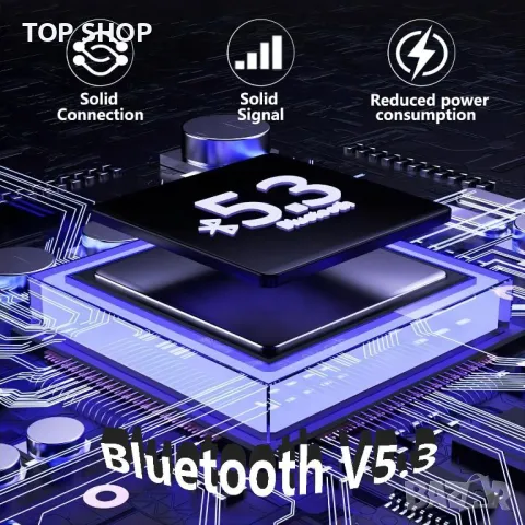 SPACE solution Безжични слушалки, Bluetooth 5.3, с 4 ENC шумопотискащи микрофона, 38 часа, IPX7, снимка 5 - Безжични слушалки - 49437162
