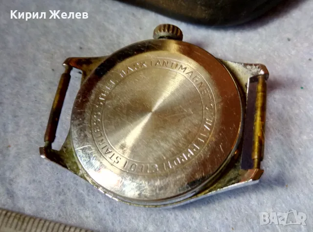 KIENZLE ANTIMAGNETIK MADE in GERMANY Стар РЯДЪК МОДЕЛ МЕХАНИЧЕН РЪЧЕН НЕМСКИ ЧАСОВНИК РАБОТЕЩ 49575, снимка 11 - Антикварни и старинни предмети - 48443990