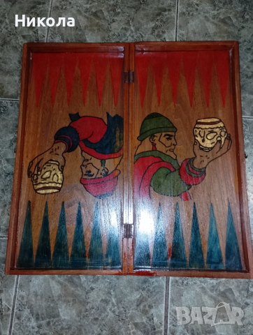  Шах-табла 48/48,,хан Крум" с пулове, снимка 4 - Шах и табла - 41016677