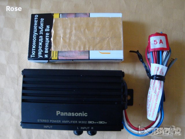 Panasonic CY-M302EN,6см.x10cm.нов стерео усилвател , снимка 8 - Ресийвъри, усилватели, смесителни пултове - 42887500