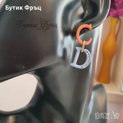 Обеци CD, снимка 2 - Обеци - 37392495