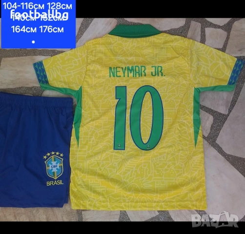 NEYMAR JR.💛⚽️ детско юношески футболни екипи САНТОШ 🇧🇷🇧🇷 BRAZIL , снимка 12 - Футбол - 44956947