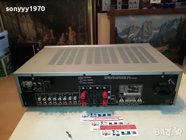 DENON-ТРАНЗИСТОРЕН ЯПОНСКИ 1601231755, снимка 6 - Ресийвъри, усилватели, смесителни пултове - 39327609