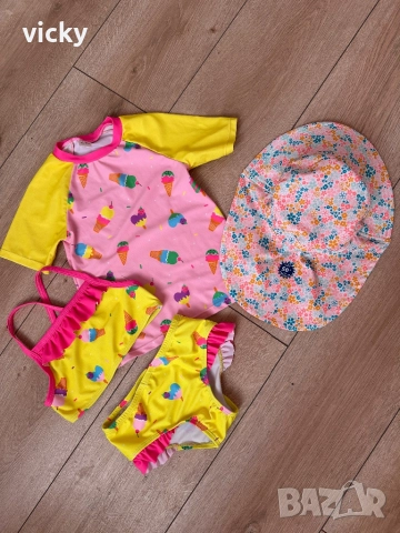 Детски бански костюм / комплект LC Waikiki, размер 98-104 + ПОДАРЪК 