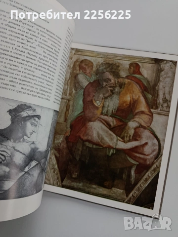 Микеланджело, снимка 2 - Специализирана литература - 53936232