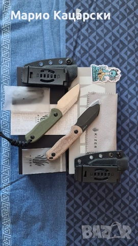 Kizer drop bear fix Azo дизайн., снимка 2 - Ножове - 53979210