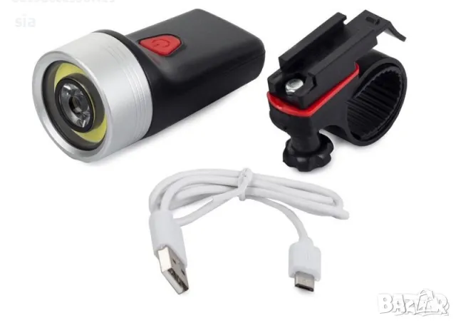  Фар диоден ,предно осветление на велосипеда, акумулаторна батерия