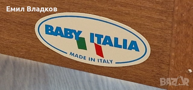 Италианска кошарка с матрак и чекмедже, снимка 6 - Кошарки - 53912789