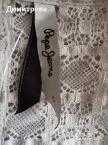 Pepe Jeans, нежна дантела, снимка 6 - Ризи - 36761019