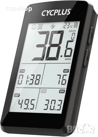 Нов CYCPLUS GPS велокомпютър, ANT+ велокомпютър GPS с Bluetooth 5.0, 2.8-инчов LCD екран, скоростоме
