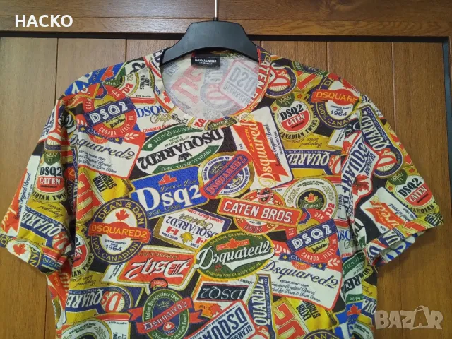 ЛЯТНА ЦЕНА Тениска DSQUARED 2 Размер L 100% Оригинална Внос от Англия, снимка 1