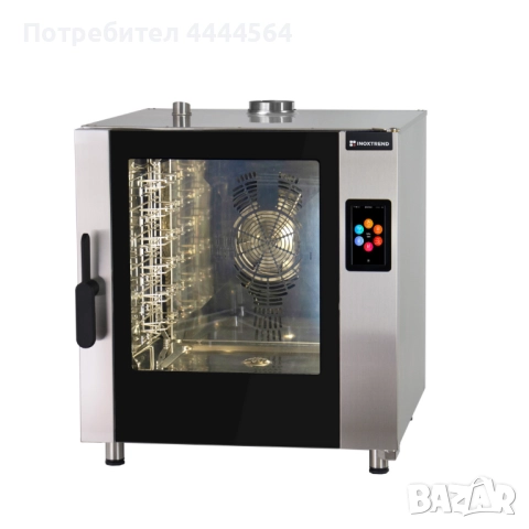 Газов сладкарски конвектомат с тъч управление – 6 нива