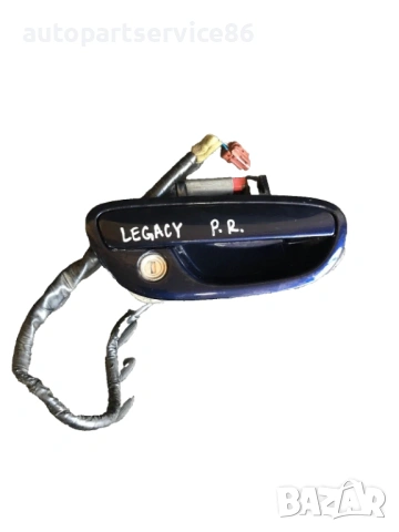 Външна дръжка предна дясна врата синя за Subaru Legacy (2004-2008)