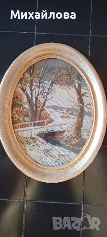 Гоблен "Зима стара" от колекция"Сезони" на Вилер , снимка 4 - Гоблени - 49354284