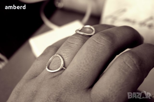 Оригинален сребърен пръстен - модел R055 , снимка 4 - Пръстени - 28854175