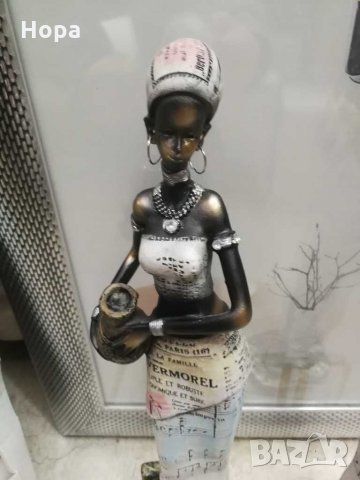 Статуетка Африканска жена 35см. , снимка 7 - Други - 31475776