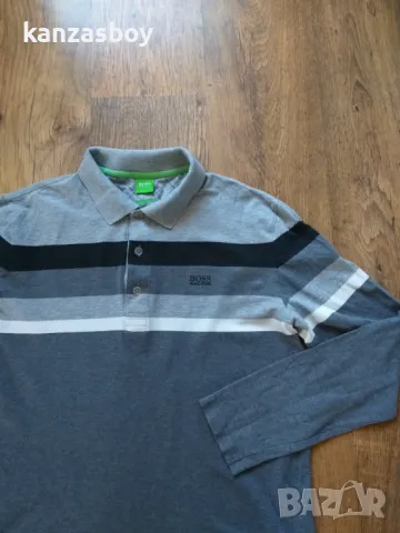 hugo boss green - страхотна мъжка блуза КАТО НОВА M, снимка 3 - Блузи - 48003487