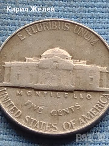 Стара монета 5 цента 1954г. САЩ рядка за КОЛЕКЦИОНЕРИ 40403, снимка 2 - Нумизматика и бонистика - 42729959