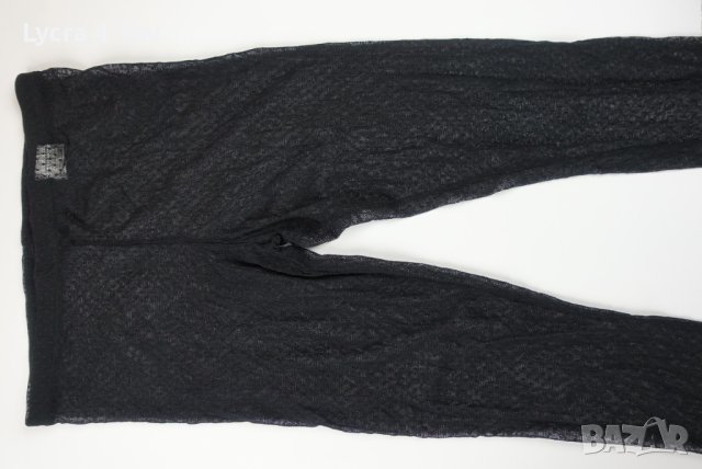 M/L VILA Clothes дамски черен тюлен клин с дантела на крачолите, снимка 8 - Клинове - 44341336