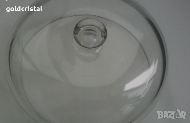  кристален капак за торта сладкиши 30/20см, снимка 2 - Антикварни и старинни предмети - 17478920