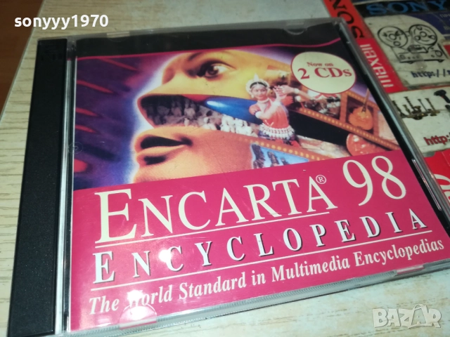 ENCARTA 98 ENCYCLOPEDIA-ДВА ДИСКА 2609250359
