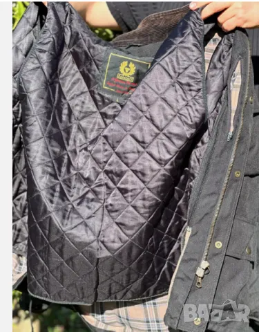 Belstaff Biker Professional  мото / мотоциклетно яке  размер Л с протектори на раменете и лактите, снимка 7 - Якета - 49349395