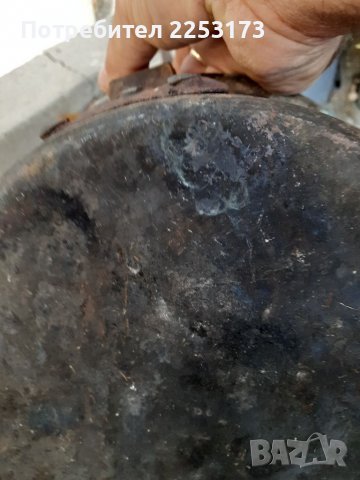 Дълбок меден тиган с желязна дръжка, снимка 4 - Декорация за дома - 37938392