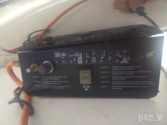 Газов калорифер EINHELL HGG17  17.5kW Консумация на газ 0.8 - 1.35kg/h Регулиране подаването на газ , снимка 7 - Отоплителни печки - 52298856