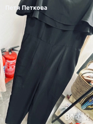 Дамски гащеризон TOM TAILOR в черен цвят - размер 36, снимка 3 - Гащеризони - 53945123