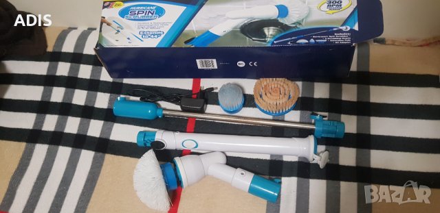 Безжична електрическа почистваща машина за баня тоалетна 360/ /абс нова /зарядно приставки в кутия, снимка 11 - Други - 38568759