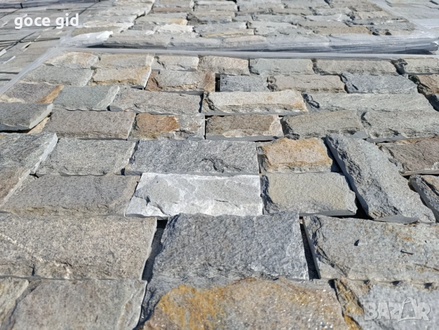 Облицовъчен камък гнайс – прави линии, модерна визия, доставка в цялата страна