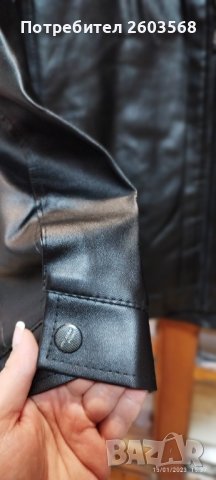 Кожено спортно яке! , снимка 2 - Якета - 39313403