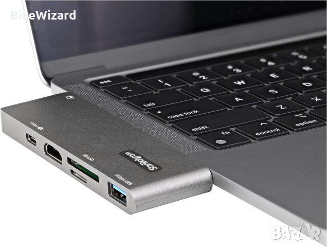 StarTech 5 в 1 USB-C Multiport Adapter за MacBook Pro/Air - USB-C към 4K HDMI, 100W НОВО, снимка 3 - Лаптоп аксесоари - 40739282