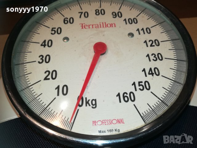 terraillon-professional 160kg max-внос france 1710202053, снимка 12 - Медицинска апаратура - 30457059