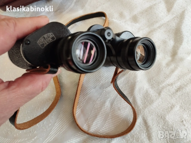 ТОП Бинокъл Carl Zeiss Jena-JENOPTEM --8х30W, снимка 3 - Екипировка - 53980233