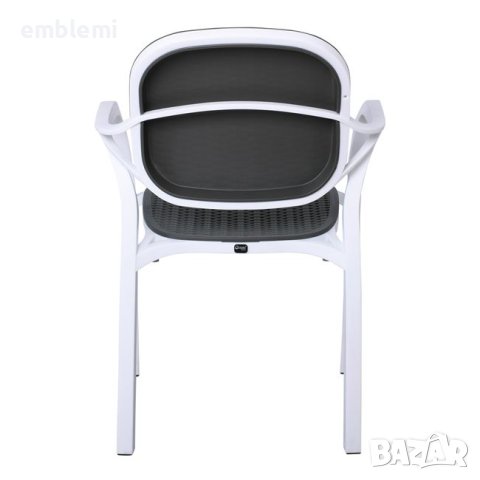 Стол трапезен LUNA сребрист, снимка 4 - Столове - 44277106