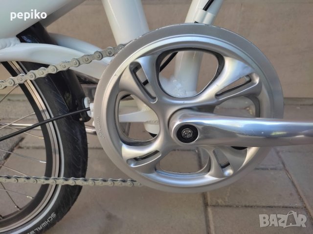 Продавам колела внос от Германия алуминиев тройносгъваем велосипед DAHON MU-N360 20 цола SHIMANO NEH, снимка 2 - Велосипеди - 36795446