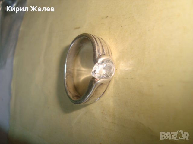 СКЪПОЦЕНЕН СРЕБЪРЕН СТАР ПРЪСТЕН ВИСОКА ПРОБА СРЕБРО с УНИКАЛНО ЮВЕЛИРНО ФАСЕТИРАН ЦИРКОН 27326, снимка 15 - Пръстени - 36869824