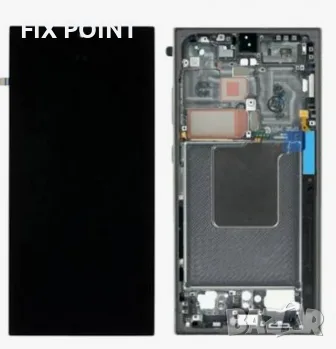 TFT дисплей за Samsung S24 Ultra с черна рамка
