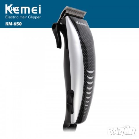 Машинка за подстригване Kemei KM-650 с приставки