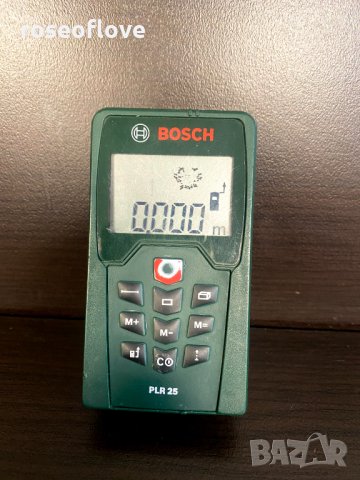 Лазерна противоударна ролетка BOSCH PLR 25, снимка 8 - Измервателни инструменти - 31457580