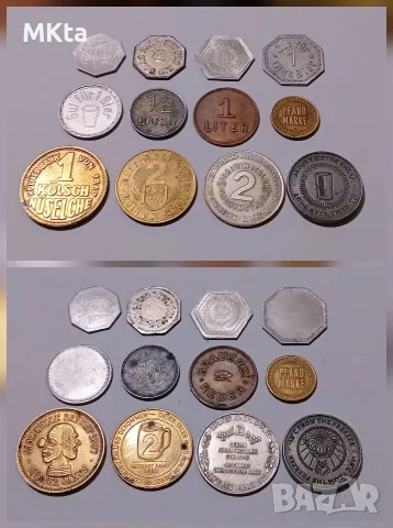 Колекция бирени жетони