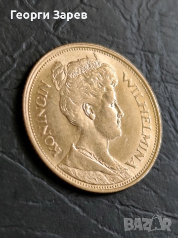 Златна монета,5 гулдена 1912 год, злато, тегло 3.36 гр, проба 900/1000, снимка 6 - Нумизматика и бонистика - 54210886