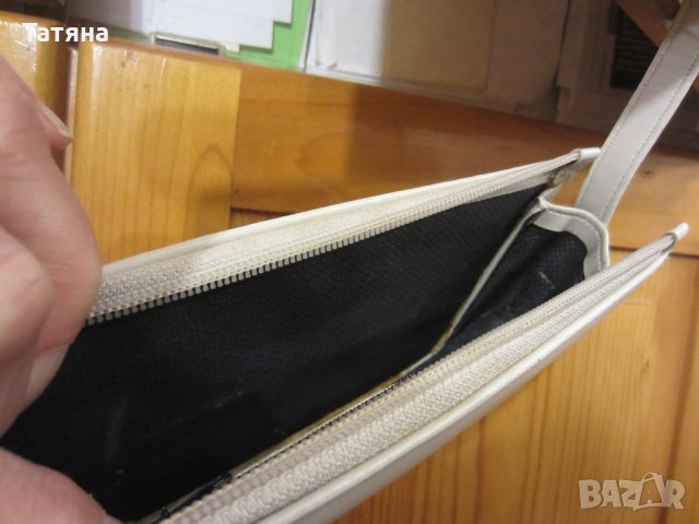 дам.чанта/ БРЕЗЕНТ/;кожена  - ИТАЛИЯ; РЕТРО/дантела и лачена  /; ЧАНТА-ПЛИК;, снимка 14 - Чанти - 22180767