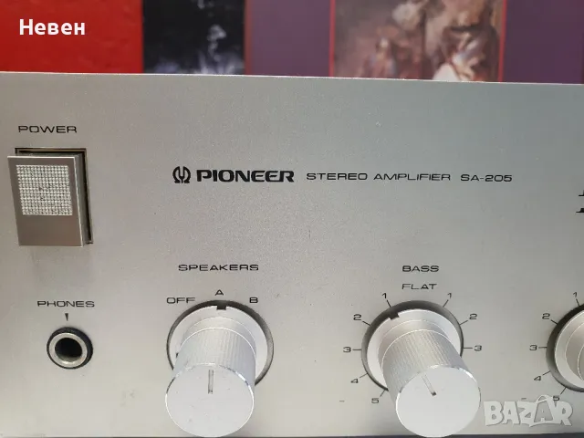 Усилвател PIONEER SA-205, снимка 4 - Ресийвъри, усилватели, смесителни пултове - 48213499